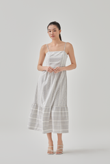 Ashly Striped Dropwaist Dress
