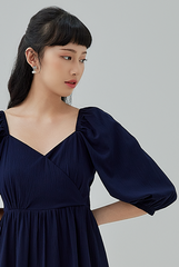 Beau Wrap Bodice Mini Dress Beau Wrap Bodice Mini Dress