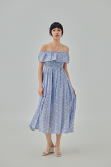 Mindy Floral Off-Shoulder Dress Mindy Floral Off-Shoulder Dress