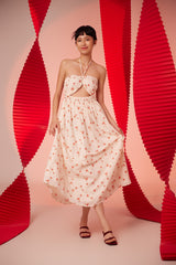 Avril Self-Tie Floral Dress Avril Self-Tie Floral Dress