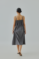 Kayci Drawstring Midi Dress Kayci Drawstring Midi Dress