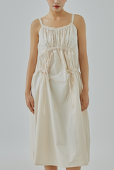 Kayci Drawstring Midi Dress Kayci Drawstring Midi Dress