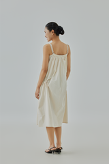 Kayci Drawstring Midi Dress Kayci Drawstring Midi Dress