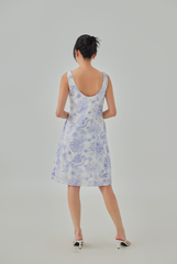 Evelyn Floral Textured Tent Dress Evelyn Floral Textured Tent Dress