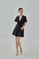 Jolie Front Knotted A-Line Dress Jolie Front Knotted A-Line Dress