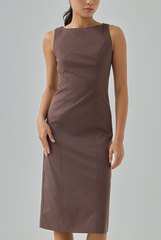 Aubrey Princess Panel Midi Dress Aubrey Princess Panel Midi Dress