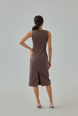 Aubrey Princess Panel Midi Dress Aubrey Princess Panel Midi Dress