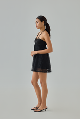 Celeste Halter Lace Mini Dress Celeste Halter Lace Mini Dress