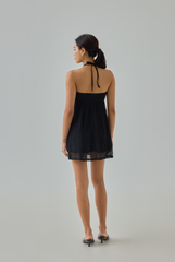 Celeste Halter Lace Mini Dress Celeste Halter Lace Mini Dress