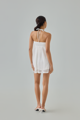 Celeste Halter Lace Mini Dress Celeste Halter Lace Mini Dress