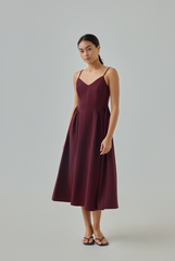 Liona Fit & Flare Midi Dress Liona Fit & Flare Midi Dress