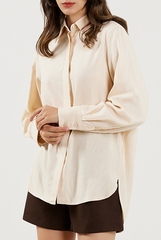Button Up Shirt & Pleated Shorts Button Up Shirt & Pleated Shorts