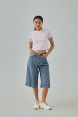 Avie Cloud Patch Baby Tee Avie Cloud Patch Baby Tee