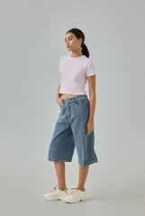 Avie Cloud Patch Baby Tee Avie Cloud Patch Baby Tee