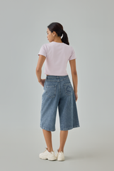 Avie Cloud Patch Baby Tee Avie Cloud Patch Baby Tee