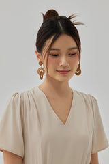 Interlocking Rattan Earring Interlocking Rattan Earring