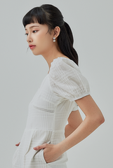 Cassy Textured Romper Cassy Textured Romper