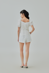 Cassy Textured Romper Cassy Textured Romper