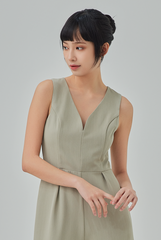 Bernessa Plunge Neck Jumpsuit Bernessa Plunge Neck Jumpsuit
