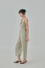 Bernessa Plunge Neck Jumpsuit Bernessa Plunge Neck Jumpsuit