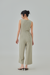 Bernessa Plunge Neck Jumpsuit Bernessa Plunge Neck Jumpsuit