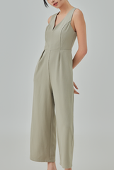 Bernessa Plunge Neck Jumpsuit Bernessa Plunge Neck Jumpsuit
