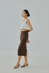 Angela Ruched Pencil Skirt Angela Ruched Pencil Skirt