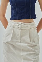 Andreana Corduroy Straight Skirt Andreana Corduroy Straight Skirt