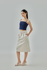 Andreana Corduroy Straight Skirt Andreana Corduroy Straight Skirt