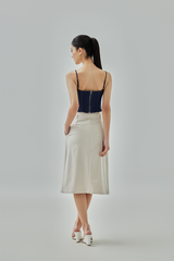 Andreana Corduroy Straight Skirt Andreana Corduroy Straight Skirt