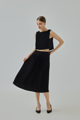 Alexandra Pleated A-Line Skirt Alexandra Pleated A-Line Skirt