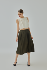 Alexandra Pleated A-Line Skirt Alexandra Pleated A-Line Skirt