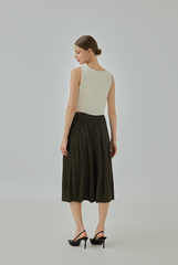 Alexandra Pleated A-Line Skirt Alexandra Pleated A-Line Skirt