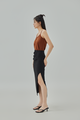 Lucie High Slit Pencil Skirt Lucie High Slit Pencil Skirt