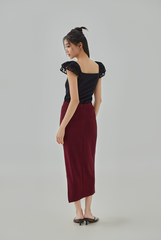 Lucie High Slit Pencil Skirt Lucie High Slit Pencil Skirt