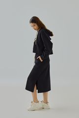 Kara Drawstring Midi Skirt Kara Drawstring Midi Skirt