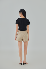 Natalie Self-Tie Ribbon Wrap Skort Natalie Self-Tie Ribbon Wrap Skort