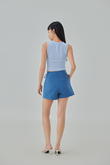 Natalie Self-Tie Ribbon Wrap Skort Natalie Self-Tie Ribbon Wrap Skort