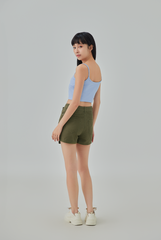 Olivia Heart Button Denim Skort Olivia Heart Button Denim Skort