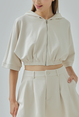 Tyra Cropped Hooded Jacket Tyra Cropped Hooded Jacket