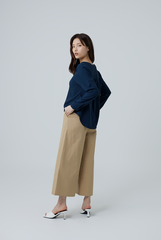 Meghan Relaxed Shirt in Navy Blue