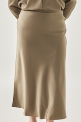 Silk Top & Skirt Set