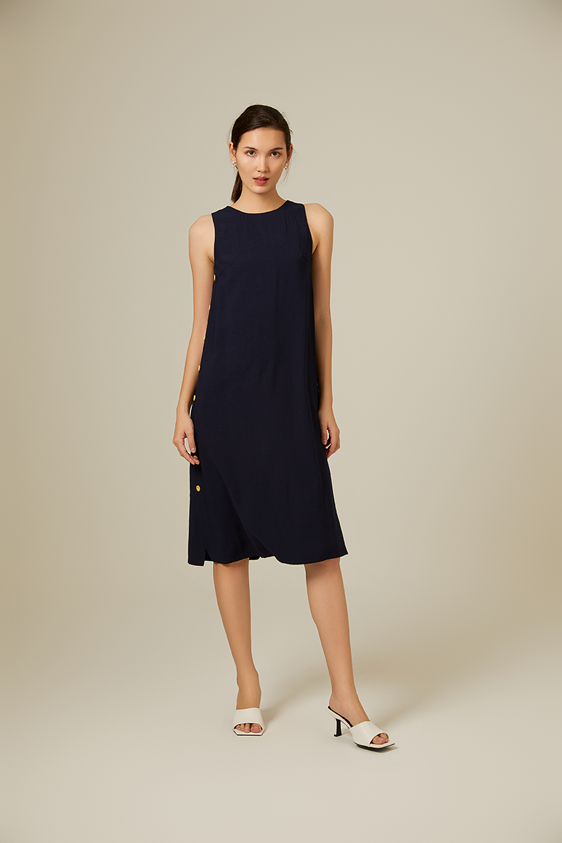 Fawne A-line Midi Dress