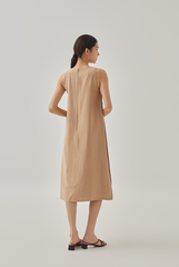 Fawne A-line Midi Dress