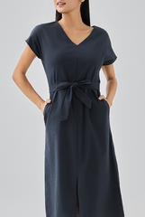 Teresha Batwing Column Dress