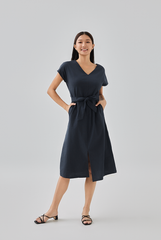 Teresha Batwing Column Dress
