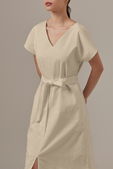 Teresha Batwing Column Dress
