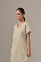 Teresha Batwing Column Dress