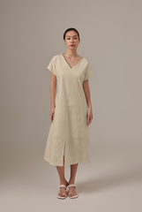 Teresha Batwing Column Dress