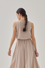 Catherine Swing Dress in Oat